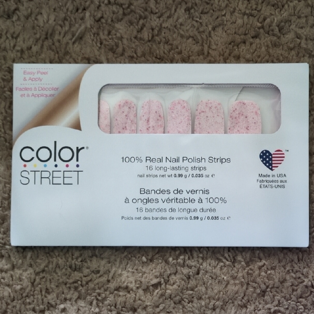 Pink Warrior Color Street Blush Pink Nail Strips